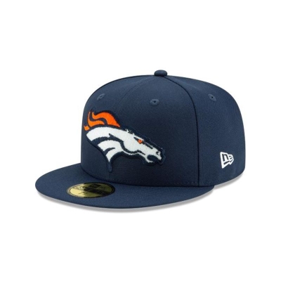 Denver Broncos Gorra | New Era NFL Crystals From Swarovski 59fifty Fitted Cap Mexico - Naranjas